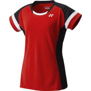 👉 Sportshirt rood polyester XS vrouwen Yonex Team YW0001EX dames maat 4549317997598