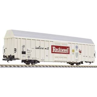 👉 Liliput L265802 N grote goederenwagen Hbbks „Rockwool” van de DB