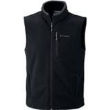 👉 Fleece vest s mannen zwart Columbia - Fast Trek Fleecebodywarmer maat S, 886108036581