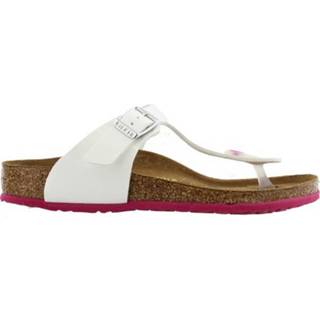 👉 Birkenstock Gizeh white patent outsole pink narrow