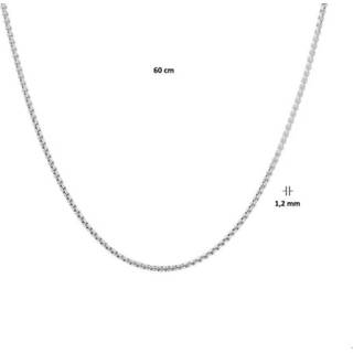 👉 Zilver Gerhodineerde Collier venetiaans bol 1 1329038 60 cm