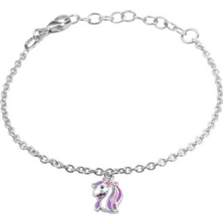 👉 Zilver Gerhodineerde Armband eenhoorn 1 1332134