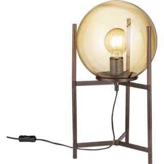 👉 Tafellamp bruin WOFI Ronda 8539.01.09.8000 LED E27 40 W 4003474344324