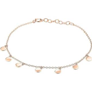 👉 Enkelband zilver vrouwen armband active Rosé Verguld Enkelbandje rondjes 1 2400985 8718834570454