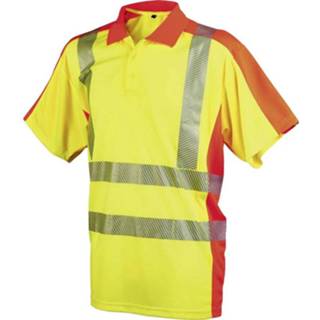 👉 Polo shirt geel m oranje L+D ELDEE 4720-M Poloshirt YO-HiViz Maat: Geel, 4005781472011