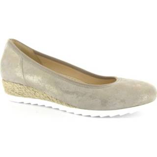 👉 Leer damesschoenen vrouwen grijs Gabor 22.641 4059701305071 4059701305101 4059701305118