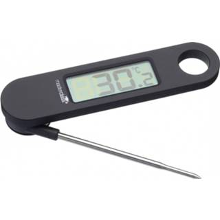 👉 Thermometer kunststof One Size zwart Opvouwbare - Digitaal MasterClass 5028250486691