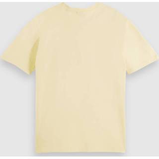 👉 Scotch & Soda T-shirt Organic Cotton Logo Geel (162883 - 4189)
