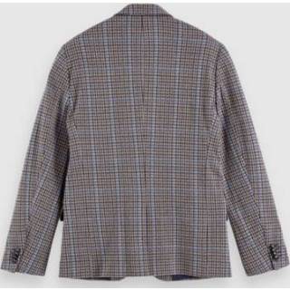 👉 Scotch & Soda Colbert Print Ruit Grijs (158386 - 0218)