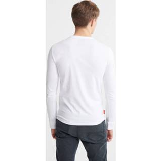 👉 Superdry Longsleeve T-shirt Organic Cotton Collective Wit (M6010041B - 01C)