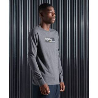 👉 Longsleeve T-shirt grijs s Superdry Transit (M6010153A - 3JV) 5059046321278