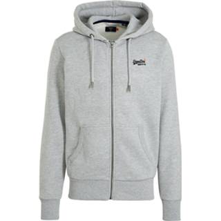 👉 Hoodie polyester l truien male grijs Superdry 5059046275861 5059046275854 5059046275878