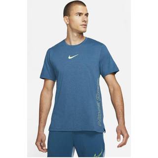 👉 Sportshirt l mannen marine Nike Pro Dri-Fit Burnout heren