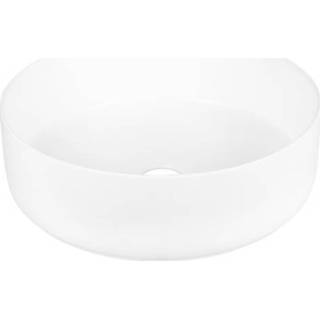 👉 Waskom wit keramiek male Differnz Mira Ø36x12cm 8712793564530