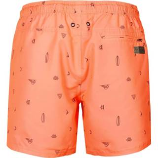 👉 Zwemshort oranje s XL Brunotti cruneco print rits - 8717758881028