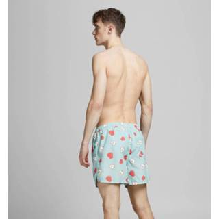 👉 Jack && Jones fruit zwemshort blauw - S