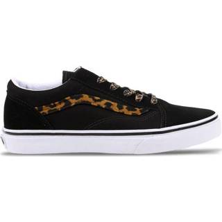 👉 Unisex zwart Vans Old Skool Zwart/Panter