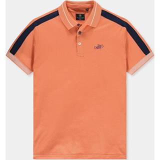 👉 New Zealand Auckland Polo Korte Mouw Never Pepper Oranje (21CN118 - 607)