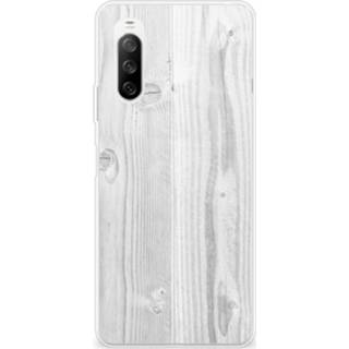 👉 Bumper hoesje wit Sony Xperia 10 III White Wood 8720632895257