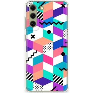 Houten blok Xiaomi Redmi 9T | Poco M3 TPU Hoesje Blokken Kleurrijk 8720632903228