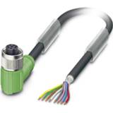 👉 Phoenix Contact 1522930 Sensor/actuator connector, geassembleerd M12 Bus, haaks 5.00 m Aantal polen: 8 1 stuk(s)