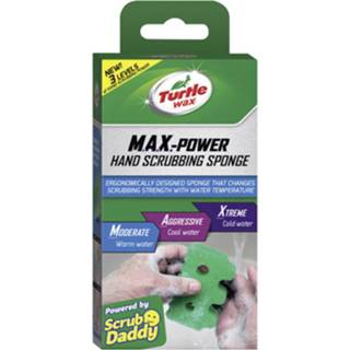 👉 Spons viscose groen Turtle Wax Max Power Hand 7 Cm 74660506875
