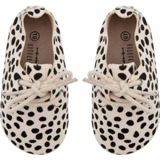 👉 Baby schoenen leder leer antraciet baby's zwart beige Little Indians babyschoenen Oxford Wild beige/zwart 8719274051787