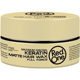 👉 Wax active rood Red One Full Force Matte Hair Keratin 150ml 8697926018541