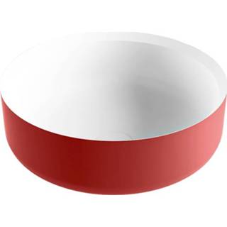 👉 Opzetwastafel Mondiaz Coss rond 36cm Fire / Talc 6017349563589