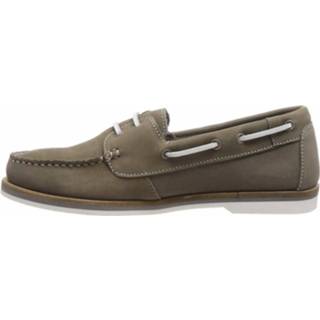 👉 Lage schoenen leer grijs Tamaris 4059253212612