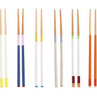 👉 Chopstick bamboe multicolor HAY Gekleurde Chopsticks - 6 st. 5710441291800