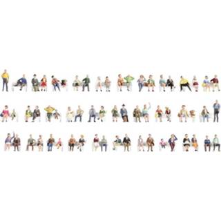 👉 NOCH 16071 H0 mega-voordeelset zittende figuren