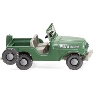 👉 Wiking 001103 H0 Jeep W & houtbouw 4006190011037