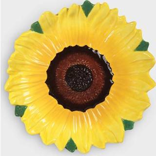 👉 Bord multicolor aardewerk active &K Sunflower 18cm 8720168663108