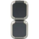 👉 REV 005534 2-voudig Wandcontactdoos Grijs