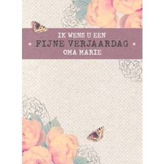👉 Verjaardagskaart vlinder Greetz | Vlinders en bloemen