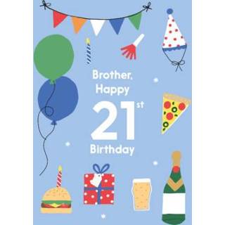 👉 Verjaardagskaart broer Greetz | 21st birthday brother