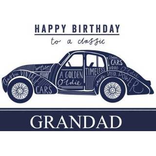 👉 Verjaardagskaart auto Greetz | A classic car