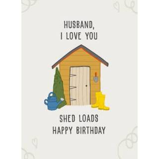 👉 Verjaardagskaart mannen Greetz | I love you shed loads