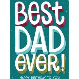 Verjaardagskaart Greetz | best dad ever!