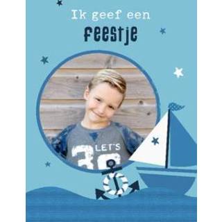 Zeilboot verjaardagsuitnodiging kinderen Greetz | Kinderfeest