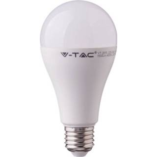 👉 V-TAC LED-lamp Energielabel A+ (A++ - E) E27 Peer 17 W = 100 W Warmwit (Ø x l) 66.5 mm x 134 mm Niet dimbaar 1 stuk(s)