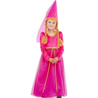 👉 Roze active kinderen Prinsessenjurk kind Kasteel 8003558369850