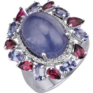 👉 Damesring blauw zilver vrouwen met kwaliteitsgarantie KLiNGEL 4055707824745