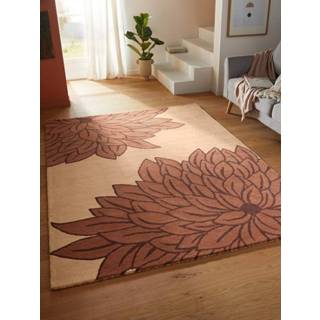 👉 Vloerkleed oranje gebloemd unisex onderhoudsarm Rafe Webschatz 4055707061904