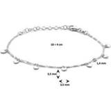 👉 Enkel band active meisjes Enkelbandje met Hartjes 1,4 mm 18 + 4 cm
