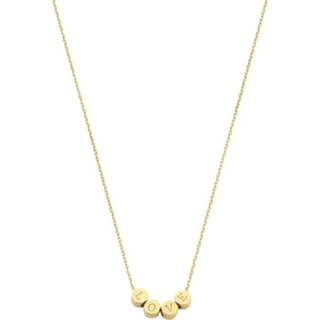 👉 Halsketting gouden active 14K Collier Love 0,8 mm 40 – 42 44 cm