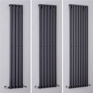 👉 Design radiatoren antraciet Designradiator Verticaal 178cm Hoog | Kies de Breedte Helius 5051752491573