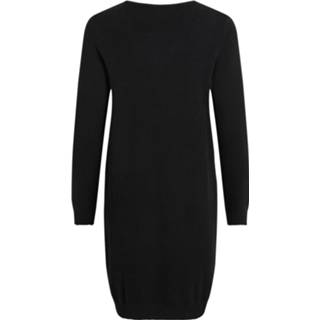 👉 Gebreide jurk viscose XS vrouwen zwart 'Viril' 5710639322743