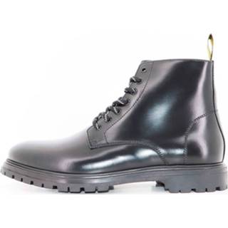 👉 Veterboots leer mannen zwart 'Caio' 5714775042824